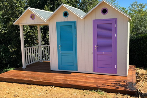 vendita cabine mare strutture in legno camping reception box bungalow
